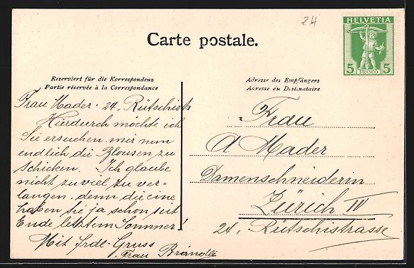 Cartes postales: AK Wald /ZH, Teilansicht mit Kirche – D'occasion à Berlin par bartko-reher 1