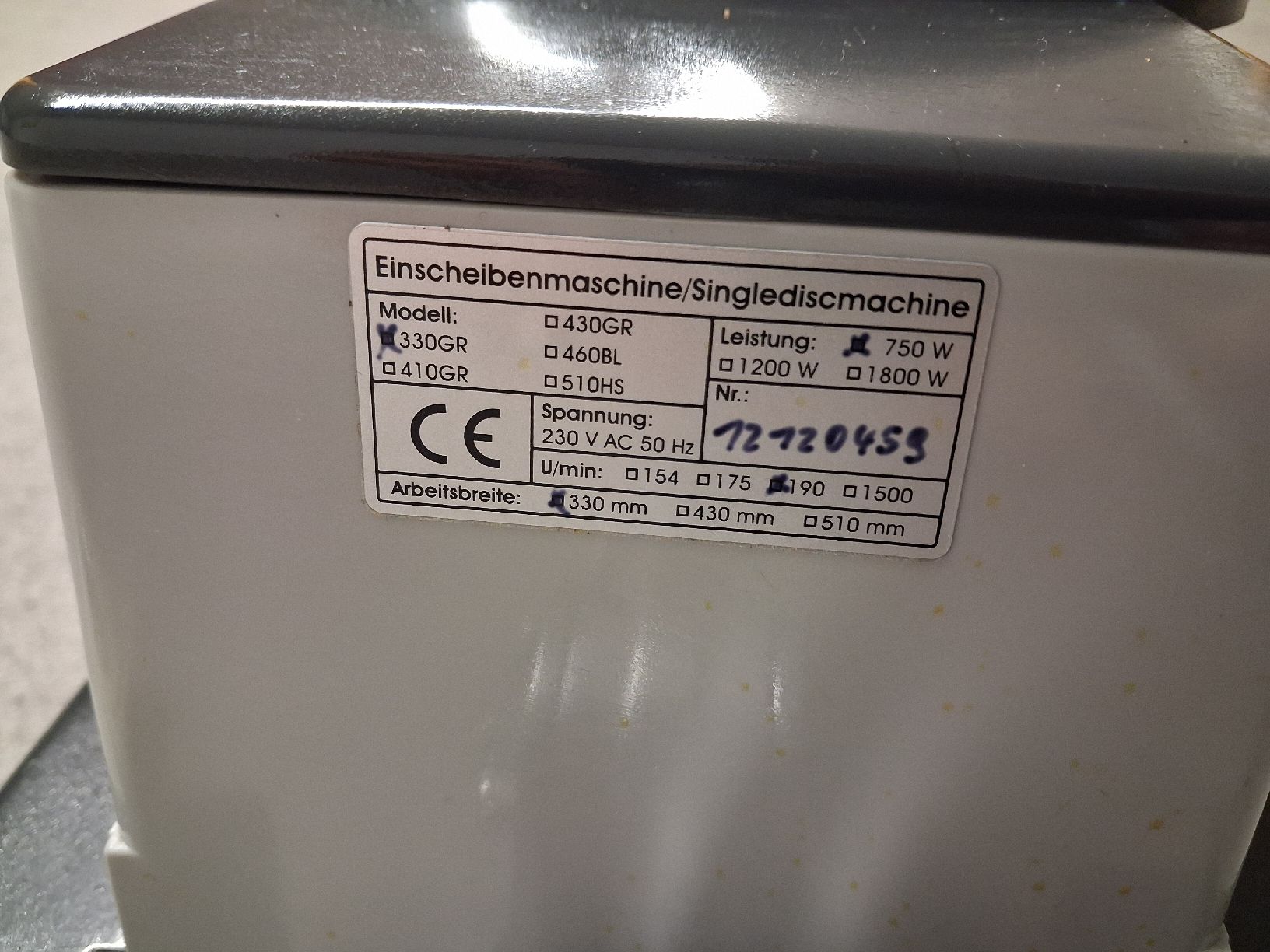 Tutte le macchine: einscheibenmaschine – Usato da Büttikon AG venduto da for_gnt6 3