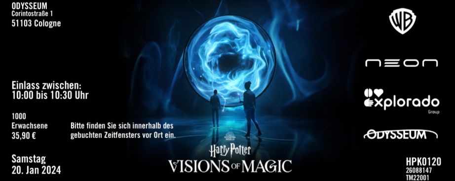 The official site of Harry Potter: Visions of Magic