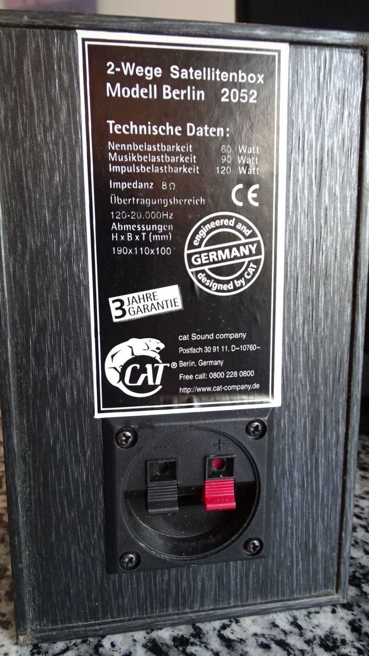 Home Cinema: Surround Sound System CAT Berlin Germany – Nuovo (secondo la descrizione) da Heimberg venduto da Mehrwertdienst 5