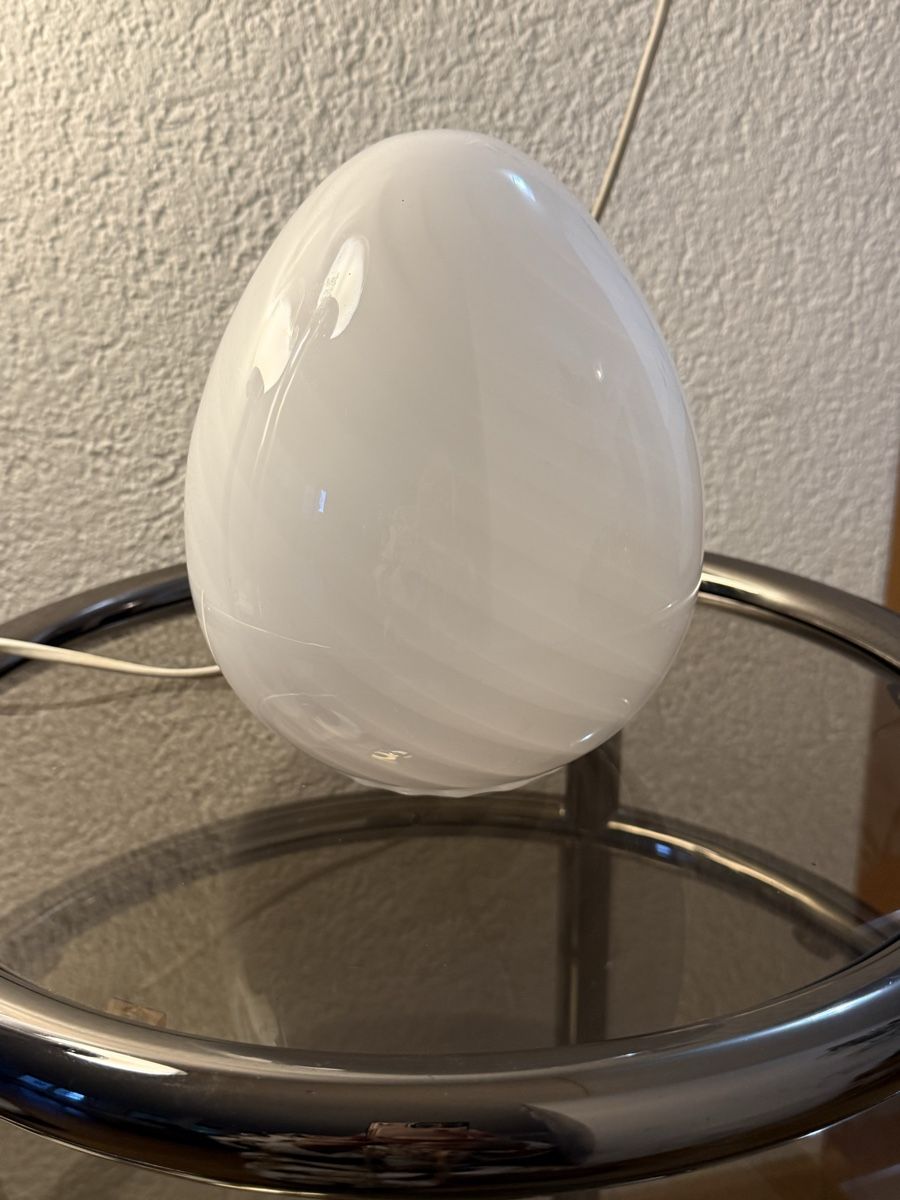 Murano Lampes: Murano-Glas-Eierlampe  Space-Age-Leuchte – D'occasion à Bern par Delamer 3