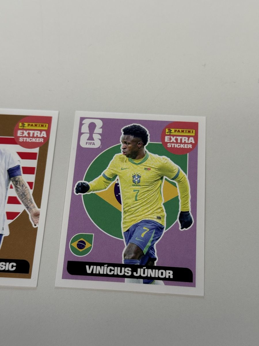 Panini Carte collezionabili: Vinicius Junior, Christian Pulisic Extra Sticker Panini – Usato da Eglisau venduto da Luzy67 2