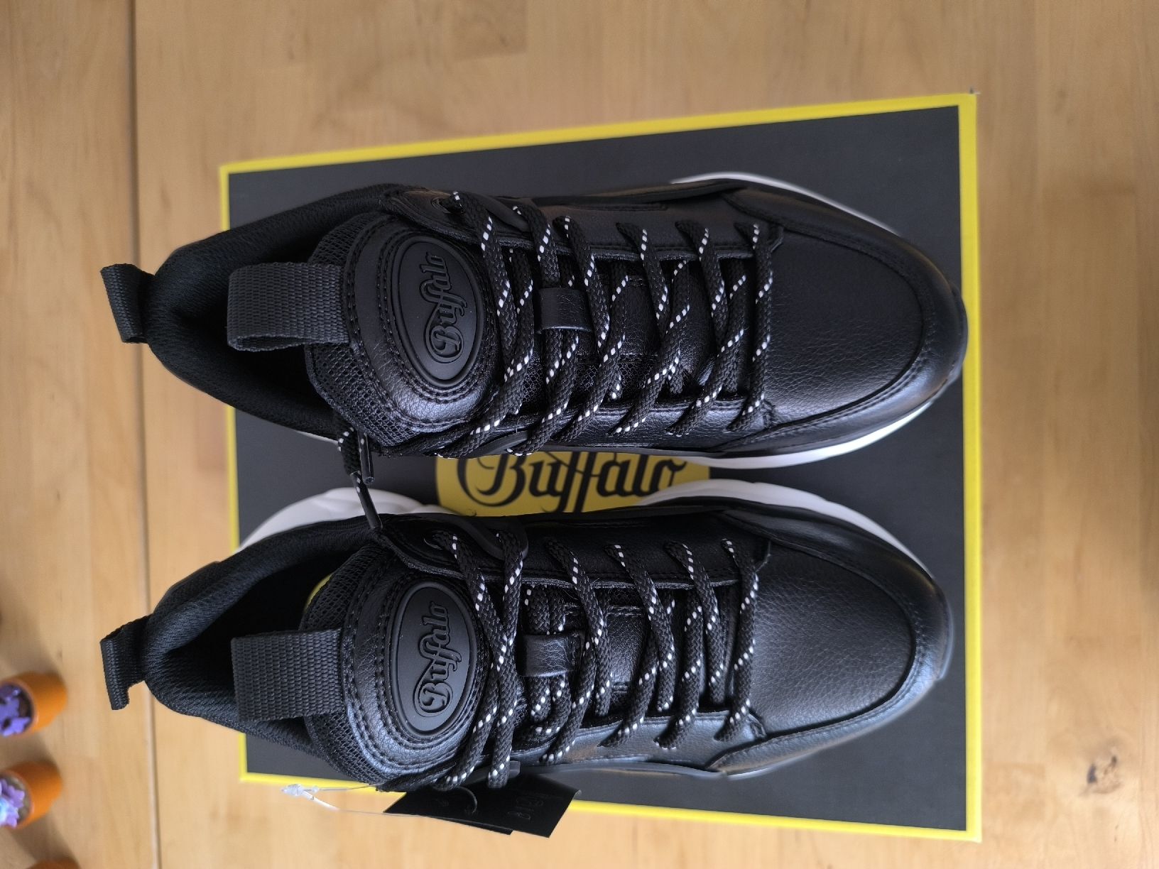 Buffalo Scarpe da donna: Buffalo Binary C Sneaker Schuhe Schwarz Gr.39 Neu Vegan – Nuovo e nell'imballaggio originale da Bern venduto da Nessli 2