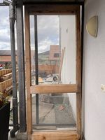 Windfang aus Holz