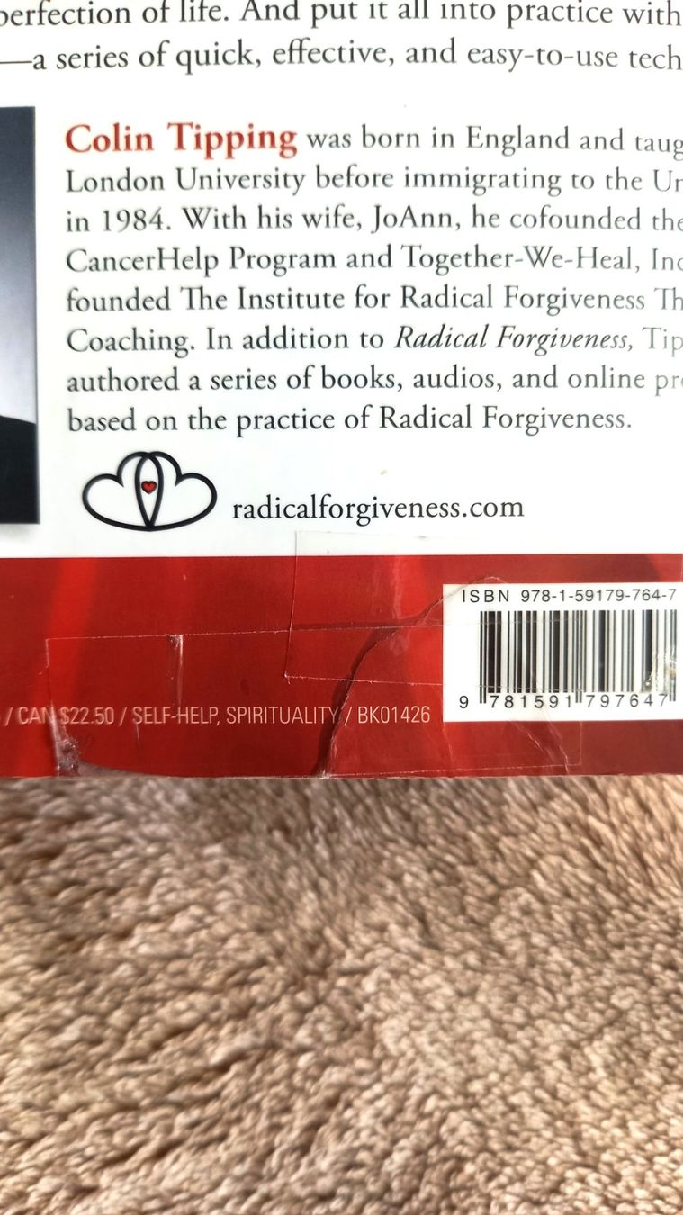 Libri: 'Radical Forgiveness' - Colin Tipping – Usato da Winterthur venduto da Gabi_89 2