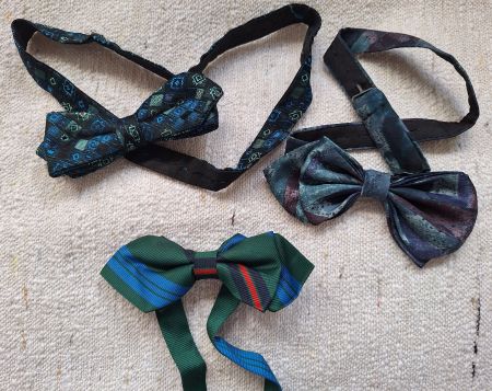Lot de 3 noeuds papillon pour homme - Accessoires de fête