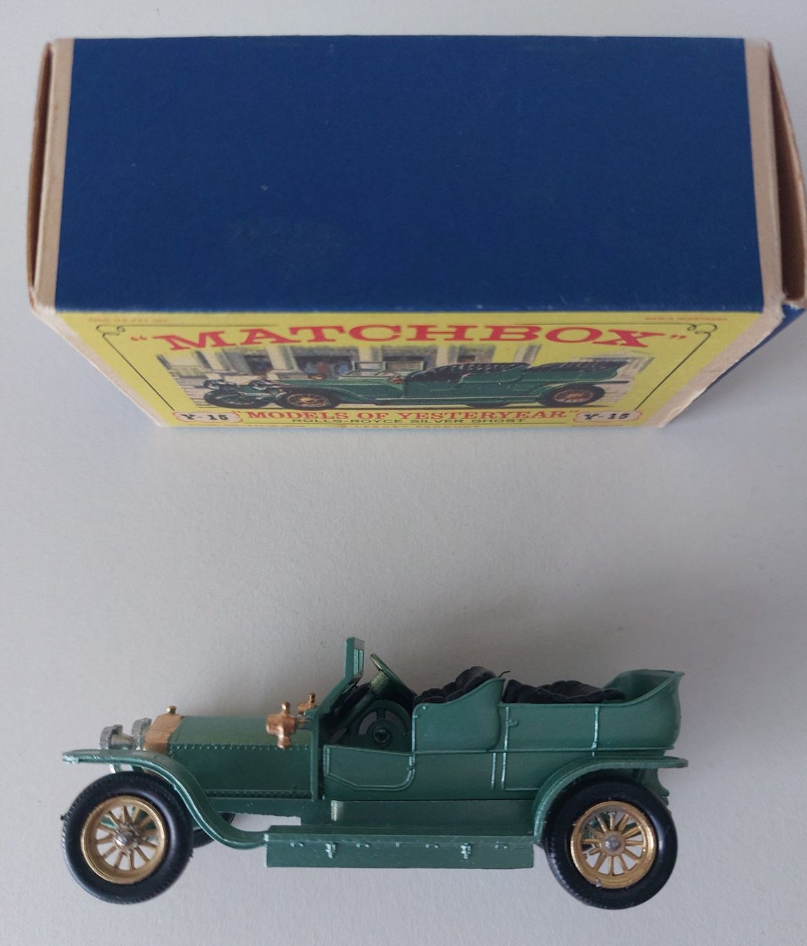Matchbox Modellini d'auto: Matchbox Yesteryear Y-15 Rolls Royce Silver Ghost mit Box – Usato da Schenkon venduto da Elbarto007 2