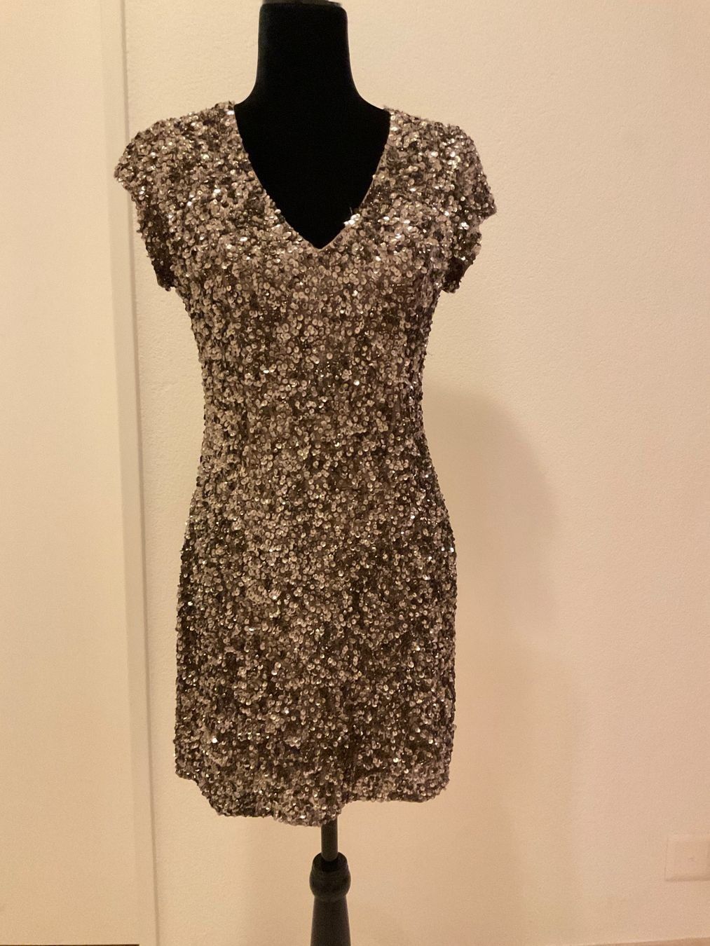 Kleider: Parker Serena Sequined Seide Kleid – Gebraucht aus Zürich von Katy555 7