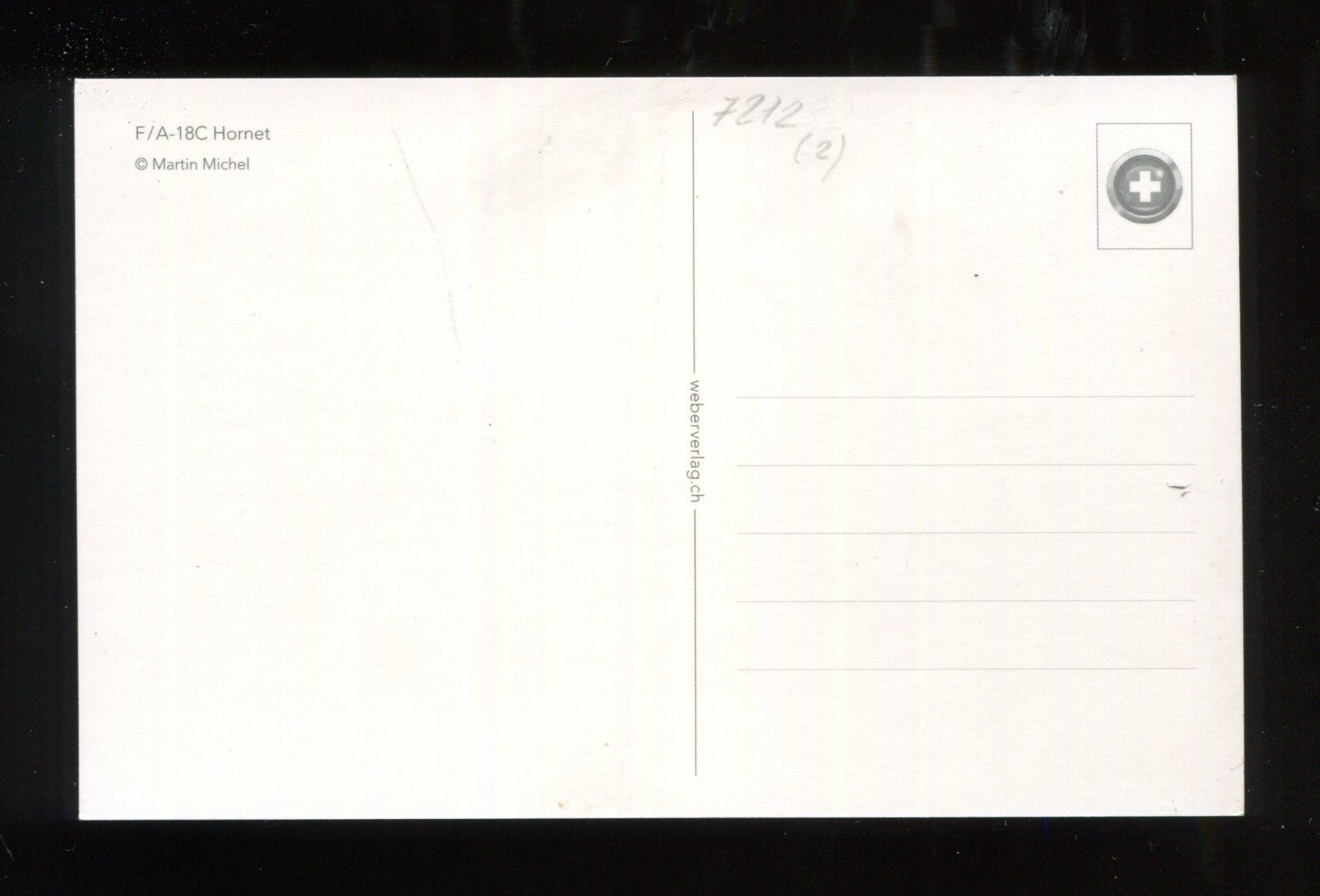 Cartoline postali: F/A-18C Hornet   (2) – Usato da Aarau venduto da Elmaar41 1