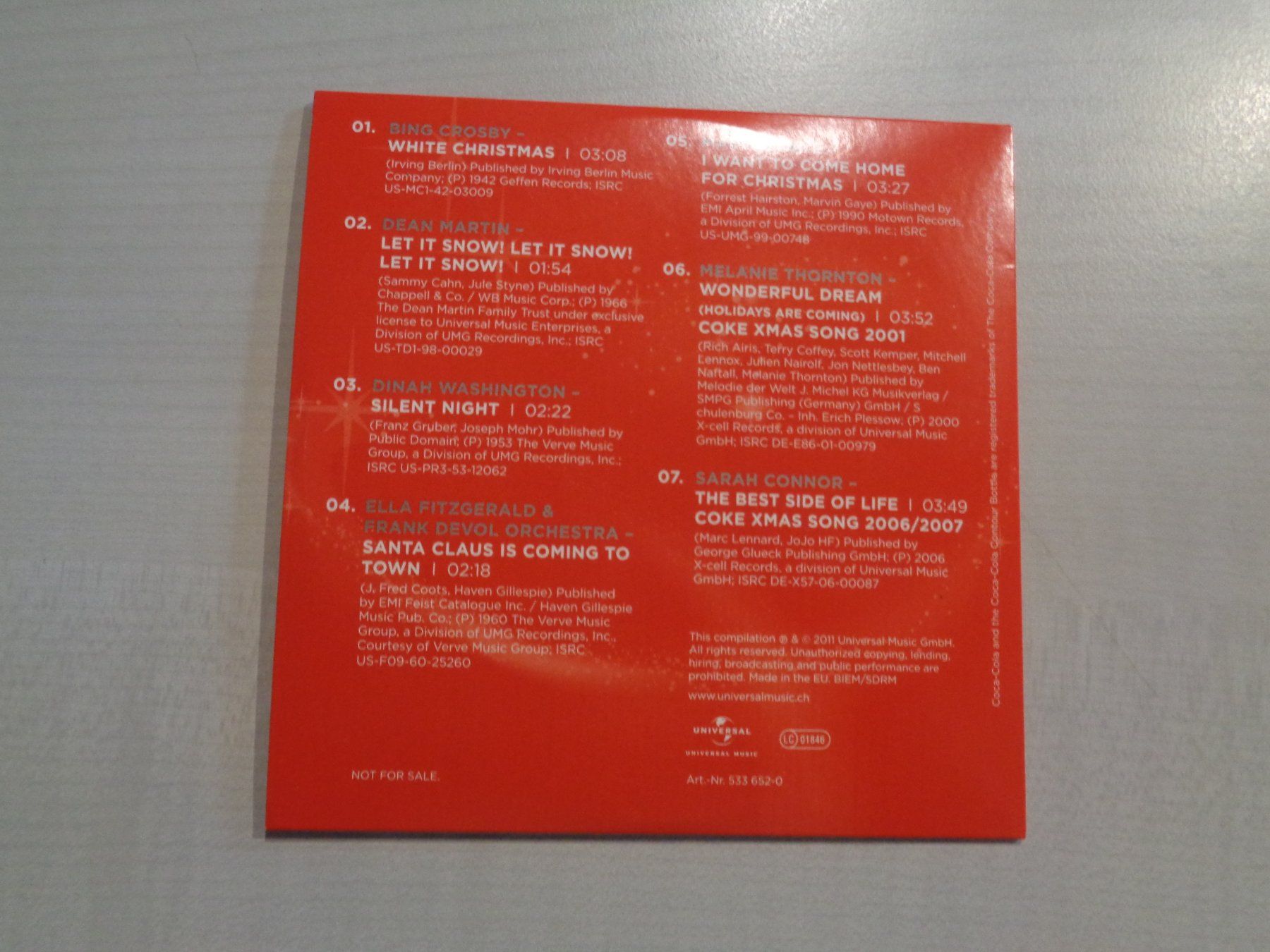 CD: CD Coca Cola / Greatest Christmas Hits – Usato da Birsfelden venduto da Albatros55 1