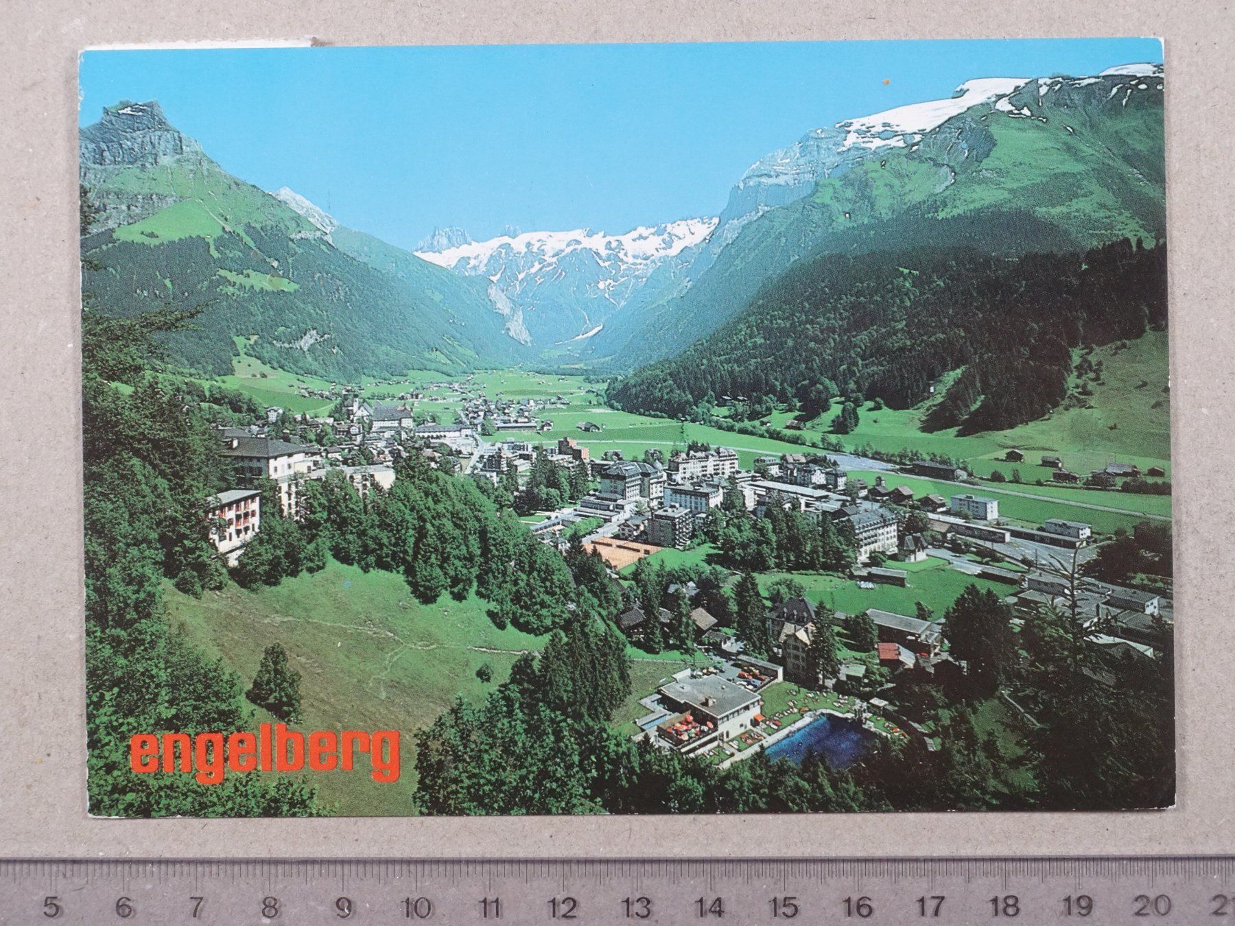Cartoline postali: Engelberg, 1982 – Usato da Lenzburg venduto da fh1