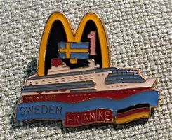 X29 - Pin McDonlads FRANKE Schweden Nr.1 Deutschland Schiff