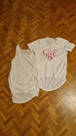 2 t-shirt femme enceite taille S/M