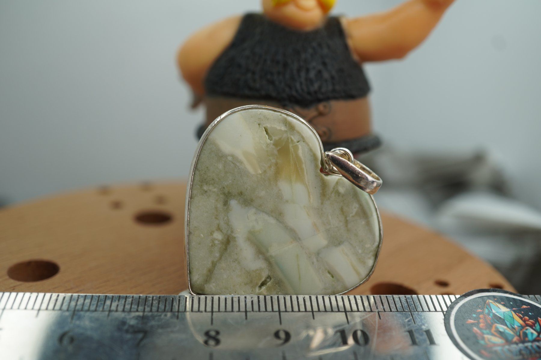 Minerali & Pietre curative: Samsonit Herz   925 Silber   Anhänger  "TOPSTONE" – Nuovo e nell'imballaggio originale da Eschenbach SG venduto da topstone 8