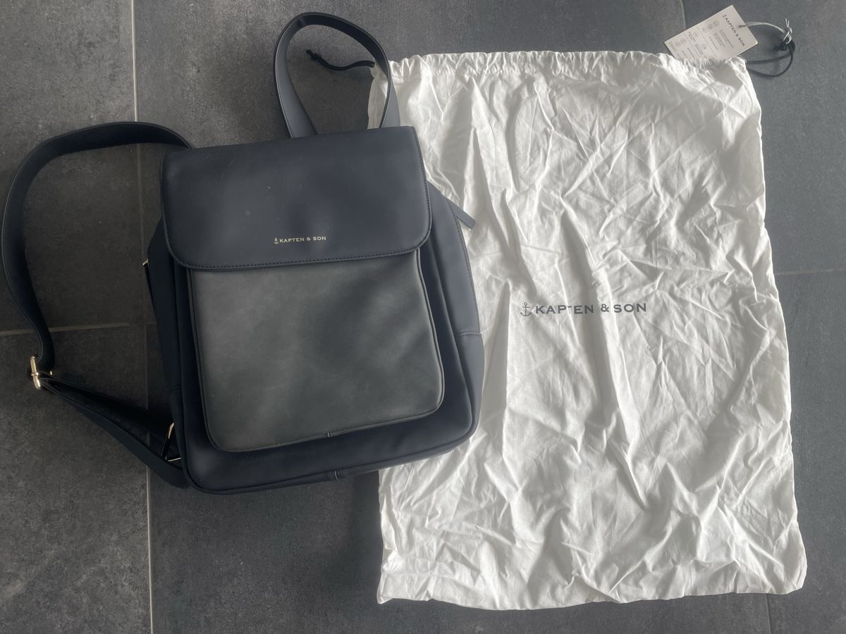 Kapten & Son Zaini: Kapten & Son Rucksack  Tromso All Black – Usato da Hägendorf venduto da jes_y8wf