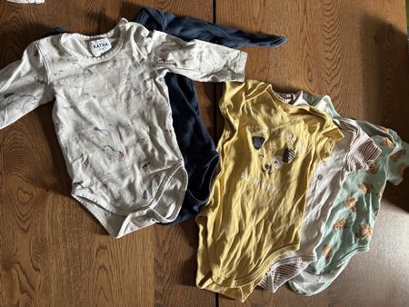 5x Baby Bodies 86cm