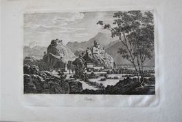 Sion Sitten Kupferstich von Hegi