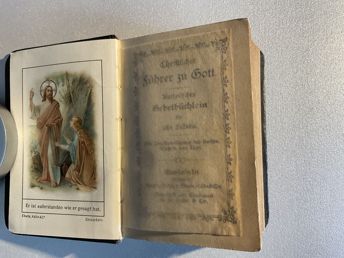 Libri: Antikes Gebetsbuch um 1900 – Usato da Steinhausen venduto da Leo.1957 2