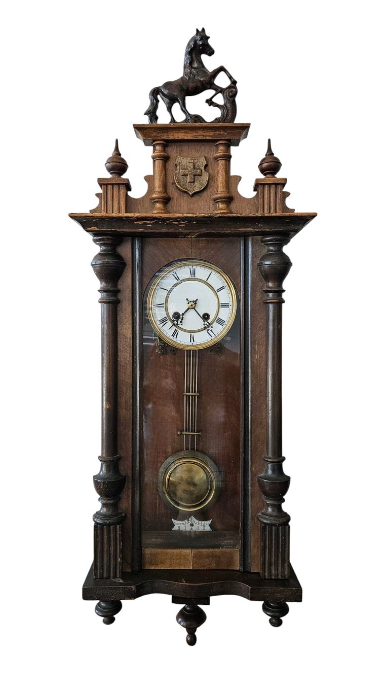 Orologi da terra & Orologi da parete: Ancienne pendule murale style Suisse fin XIX siècle – Usato da Porsel venduto da mac_ly6g