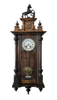 Ancienne pendule murale style Suisse fin XIX siècle
