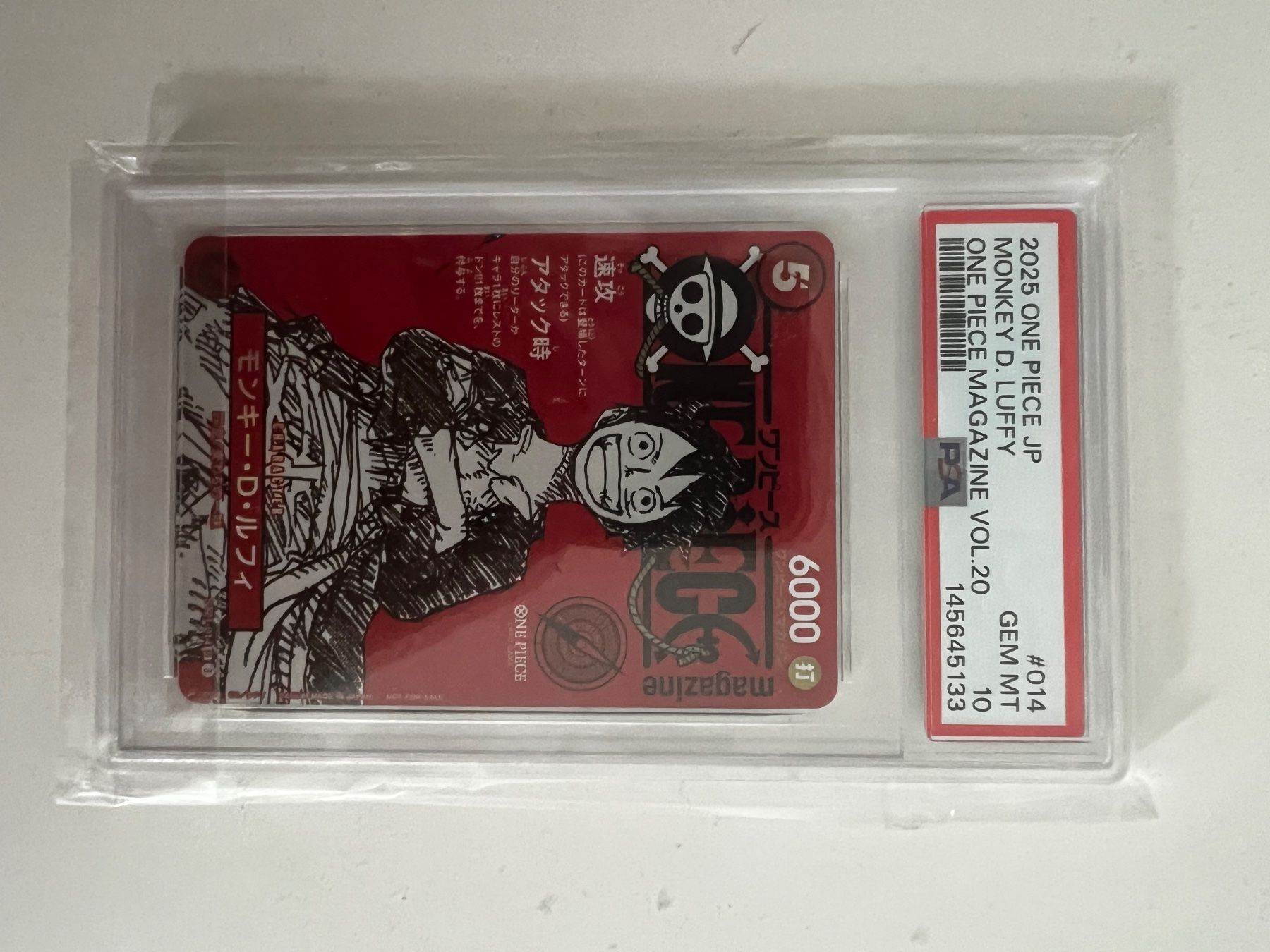 Bandai Carte collezionabili: One Piece Magazine Promo PSA 10 – Nuovo e nell'imballaggio originale da Therwil venduto da TCGcave