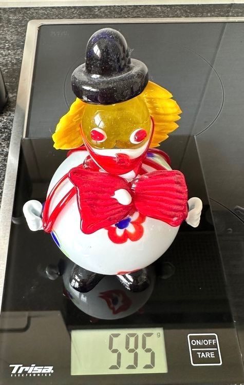 Murano Tutte le decorazioni: Murano Glas Clown Figur, Höhe 17 cm – Usato da Zürich venduto da brazerola 3