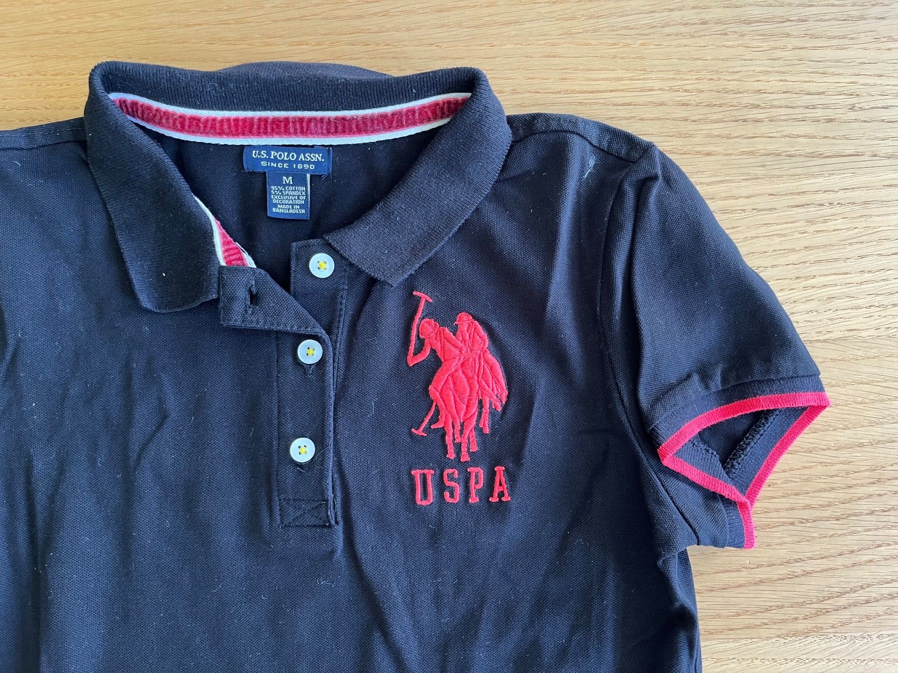 Magliette Polo: US Polo Assn. schwarz, Grösse M – Usato da Netstal venduto da spaltflo01 3