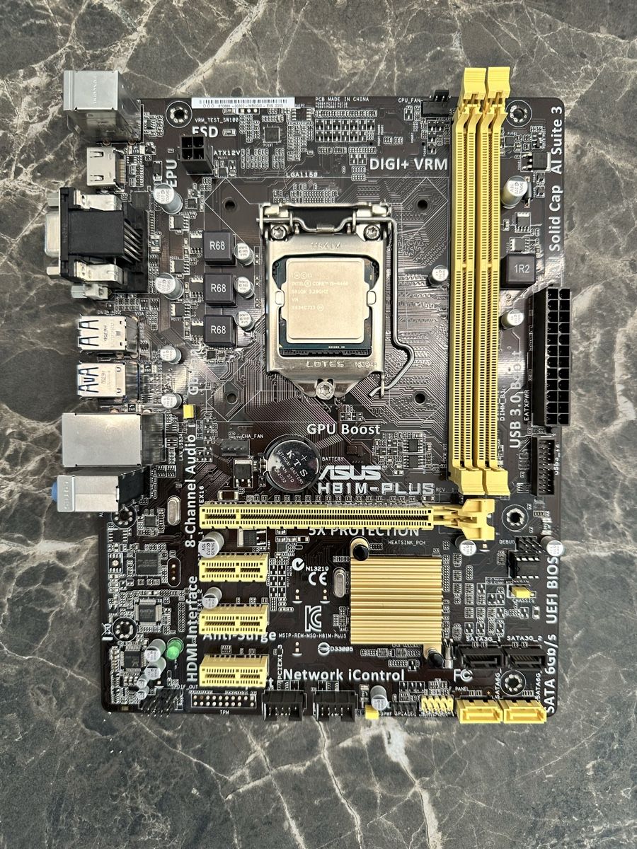 Asus Schede madri: Mainboard ASUS H81M-Plus inkl. i5 4660 – Usato da Bern venduto da bohdan_m 1