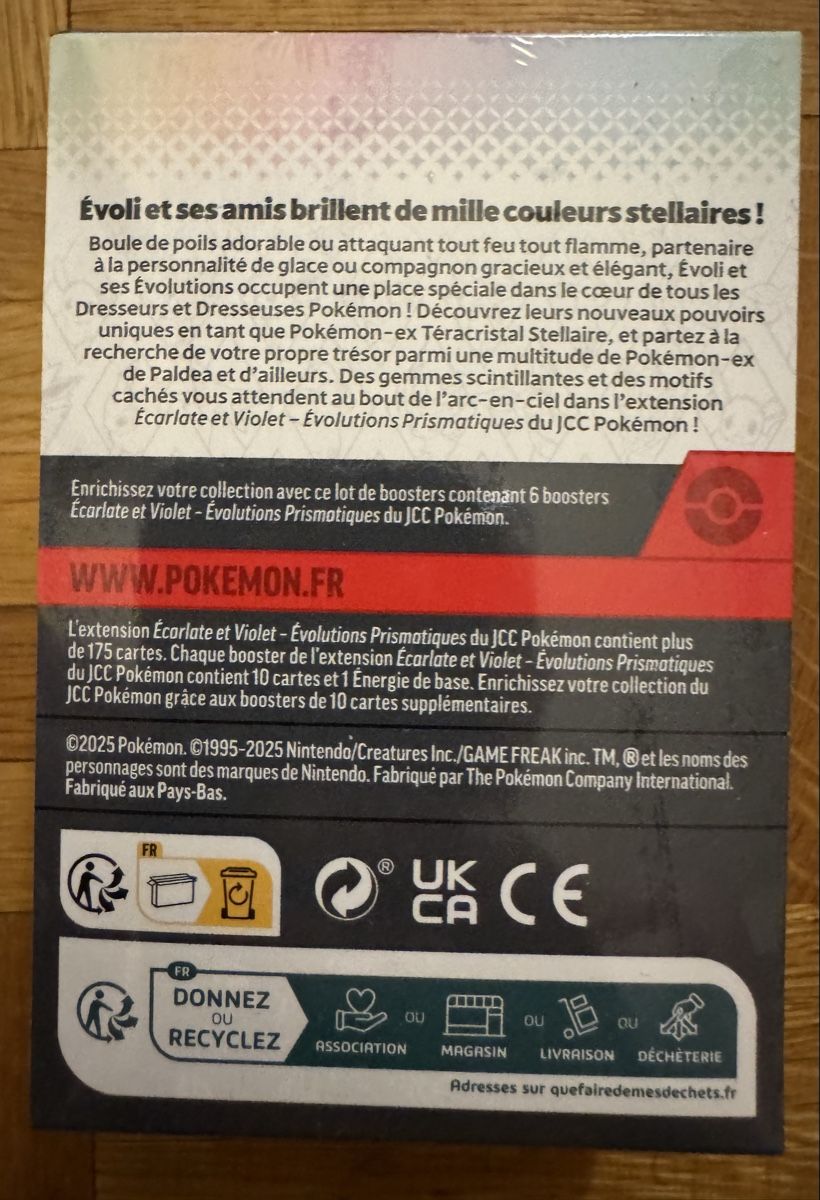 Pokémon Carte collezionabili: Pokémon bundle Evolutions Prismatiques Scellé FR – Nuovo e nell'imballaggio originale da Lausanne venduto da Dri_Shop 2