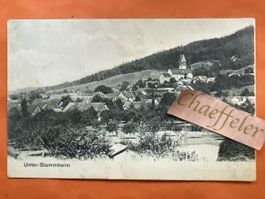 Ansichtskarte Unter-Stammheim gelaufen 1908 guter Zustand