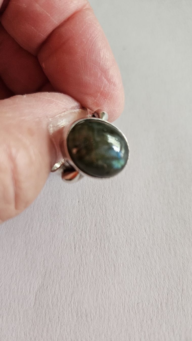 Ringe: belle bague argent et labradorite gr 49 – Gebraucht aus Lausanne von Angelite