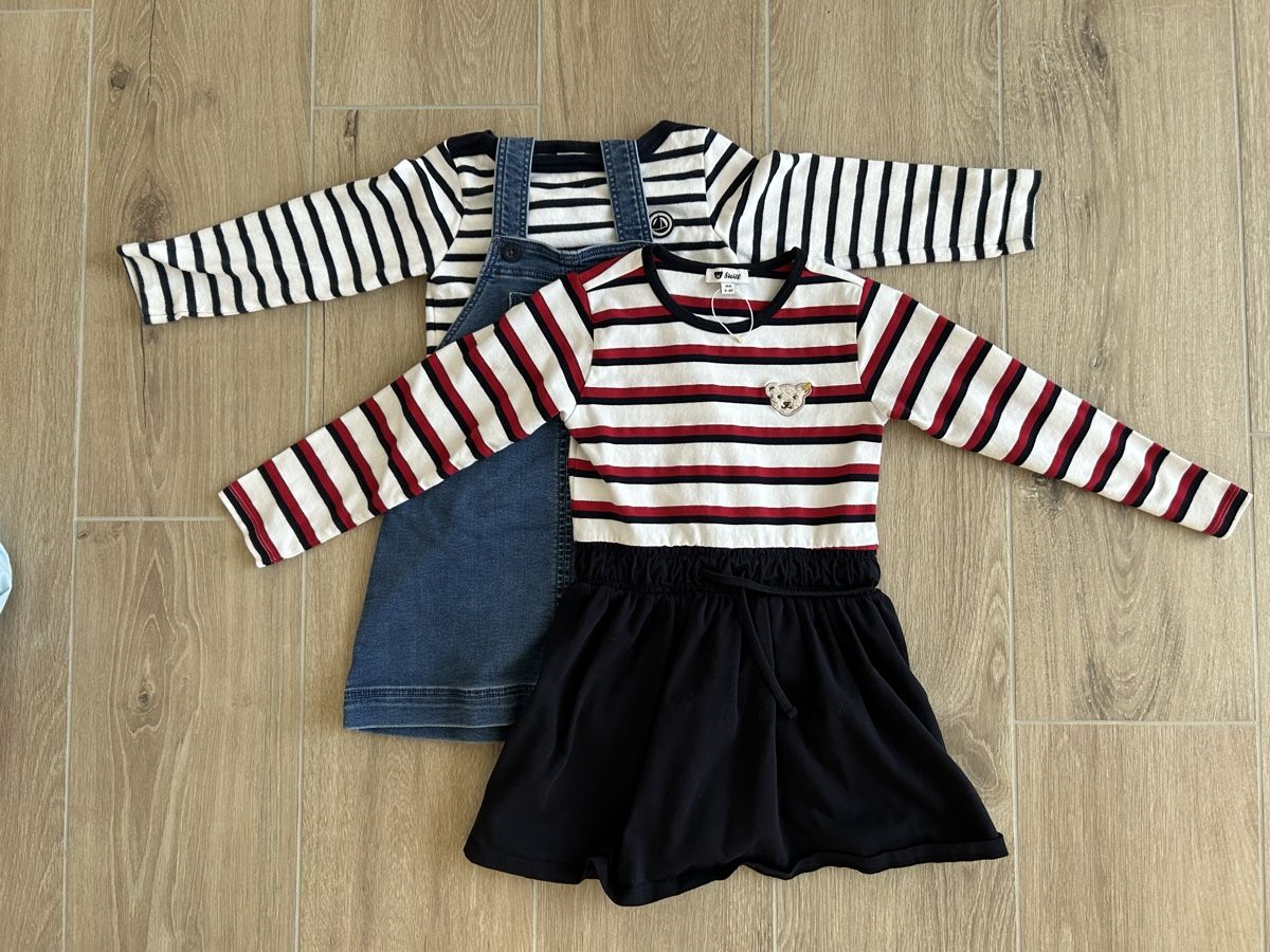 Petit Bateau Vestiti & Gonne: 2x Kinderkleid Gr. 104 Petit bateau – Nuovo (secondo la descrizione) da Wohlenschwil venduto da Raptor2310