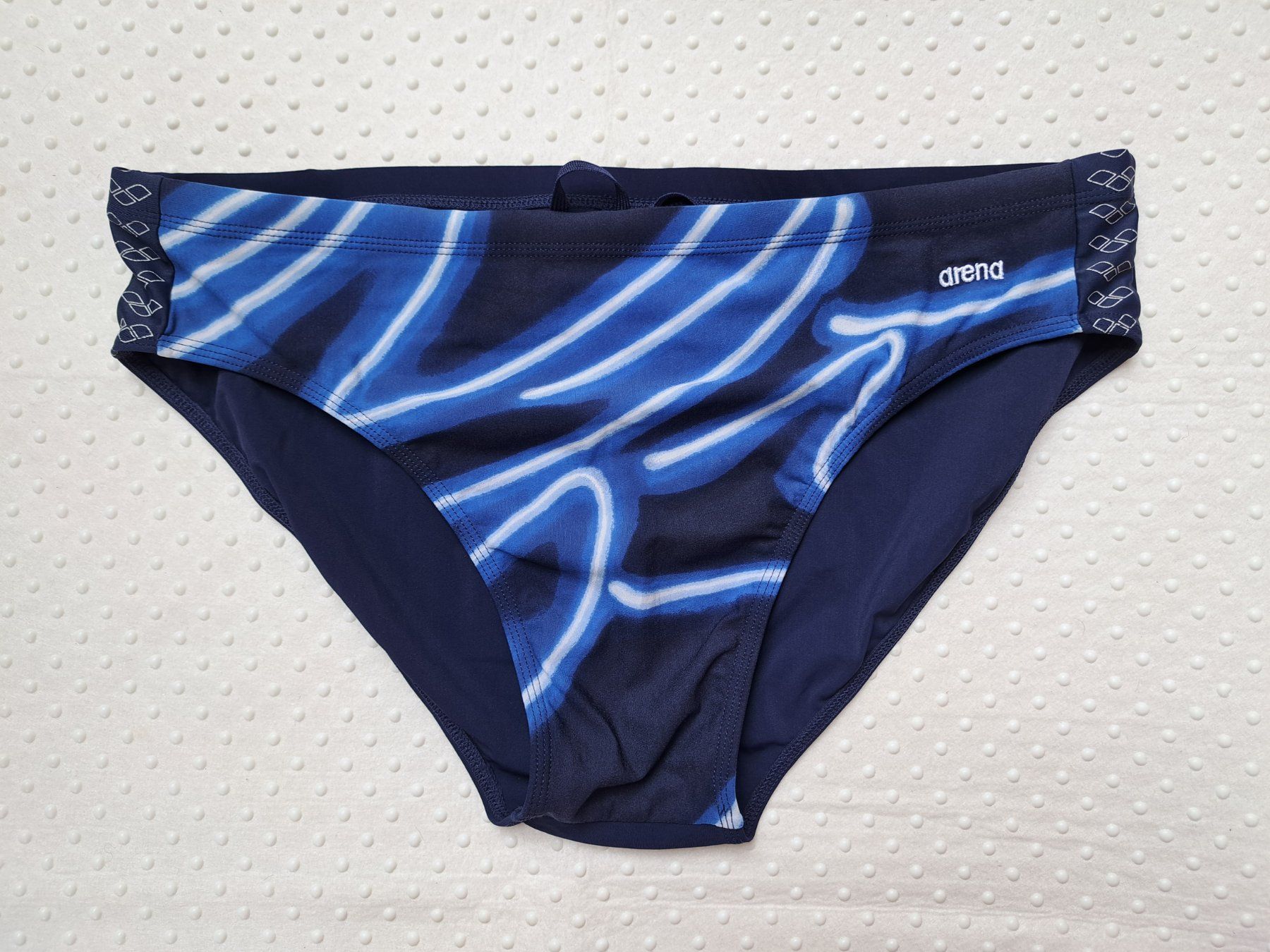 Arena Badehose Stone Grey 9 Cm Herren Badeslip Mit Reißverschluss