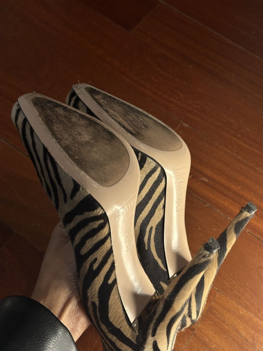 Scarpe da donna: Sebastian Pump Heels - Zebra Print – Usato da Biel/Bienne venduto da sec_2llb 6