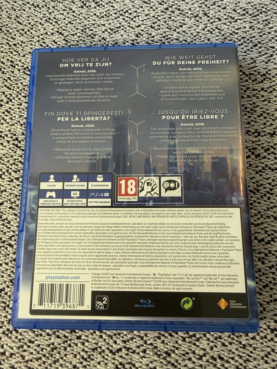 Giochi: Detroit: Become Human PS4 Spiel – Usato da Rombach venduto da vir_2dsd 1
