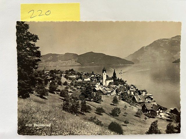 Ansichtskarten: Alte Ansichtskarte Beckenried; ca. 1962 – Gebraucht aus Niederwil AG von dahu75