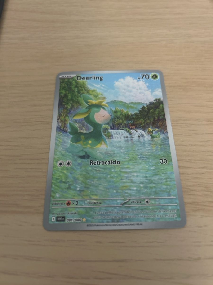 Pokémon Carte collezionabili: Deerling fullart 091/086 – Nuovo (secondo la descrizione) da Lausanne venduto da POKEALE
