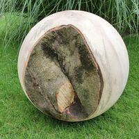 Holzkugel aus Buchenholz, Ø 41 cm