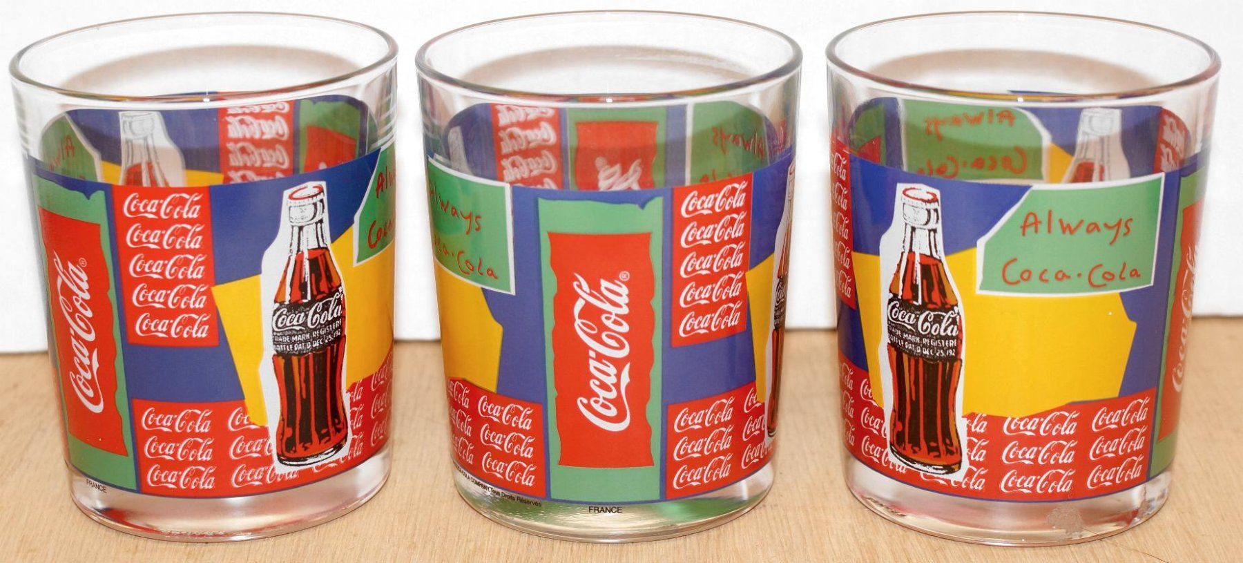 Coca-Cola Gläser: 3 Coca-Cola Whisky Gläser – Neu (gemäss Beschreibung) aus Pfäffikon ZH von Colacity