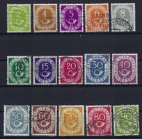 BRD Posthorn-Serie 1951 gest.