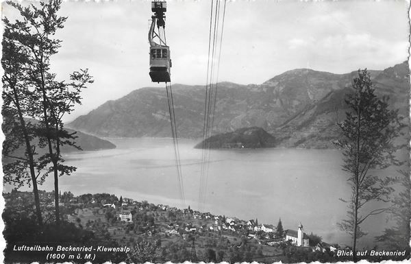 Cartoline postali: Luftseilbahn Beckenried-Klewenalp – Usato da Olten venduto da clotaldi