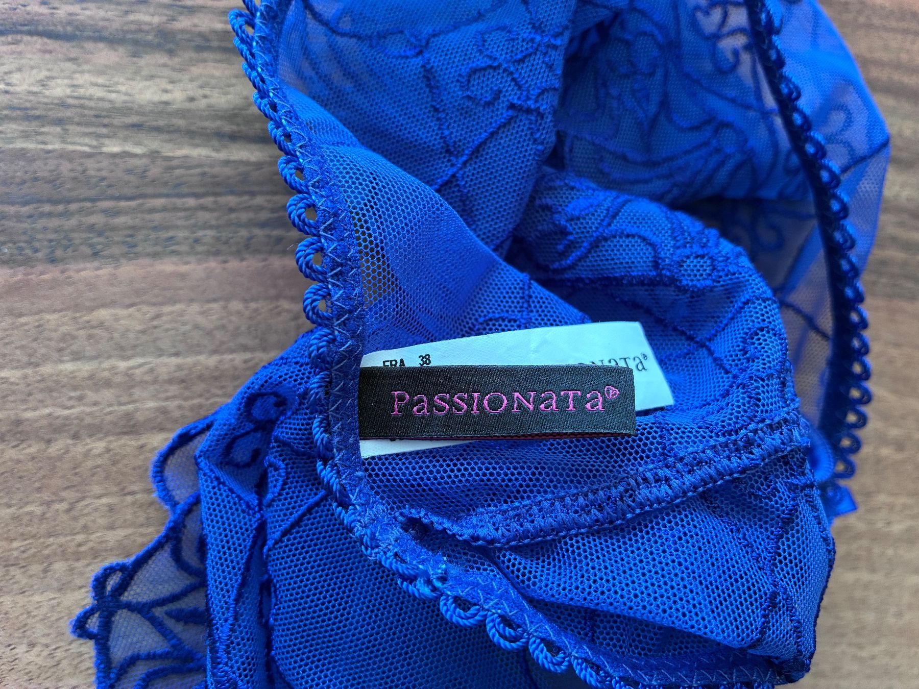 Passionata Altra biancheria intima: Blaues Spitzen- BH-Set Balconnet Slip Tanga – Nuovo (secondo la descrizione) da Alpnach Dorf venduto da marvo 8