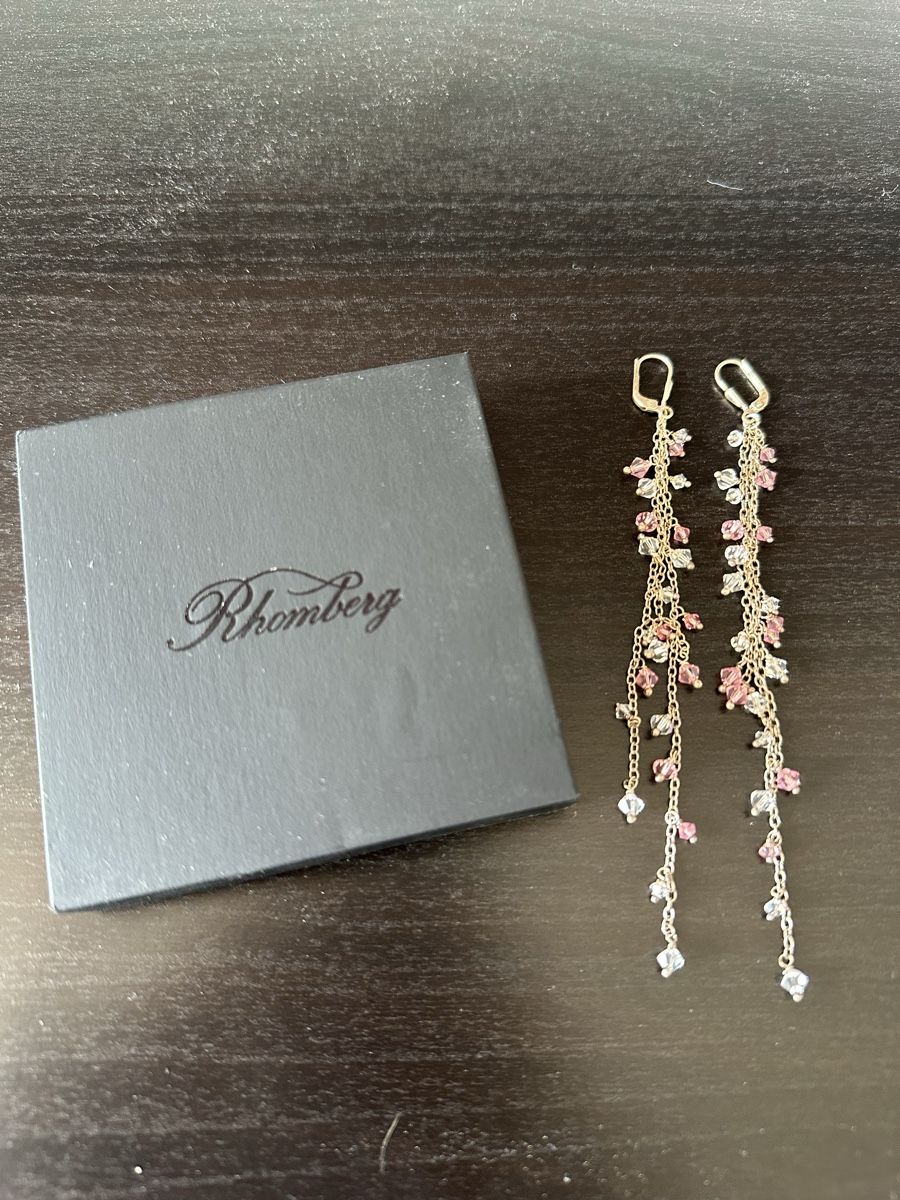 Orecchini pendenti & Orecchini a lobo: Rhomberg Ohrringe silber-rosa – Nuovo (secondo la descrizione) da Riedt b. Erlen venduto da sina.aline