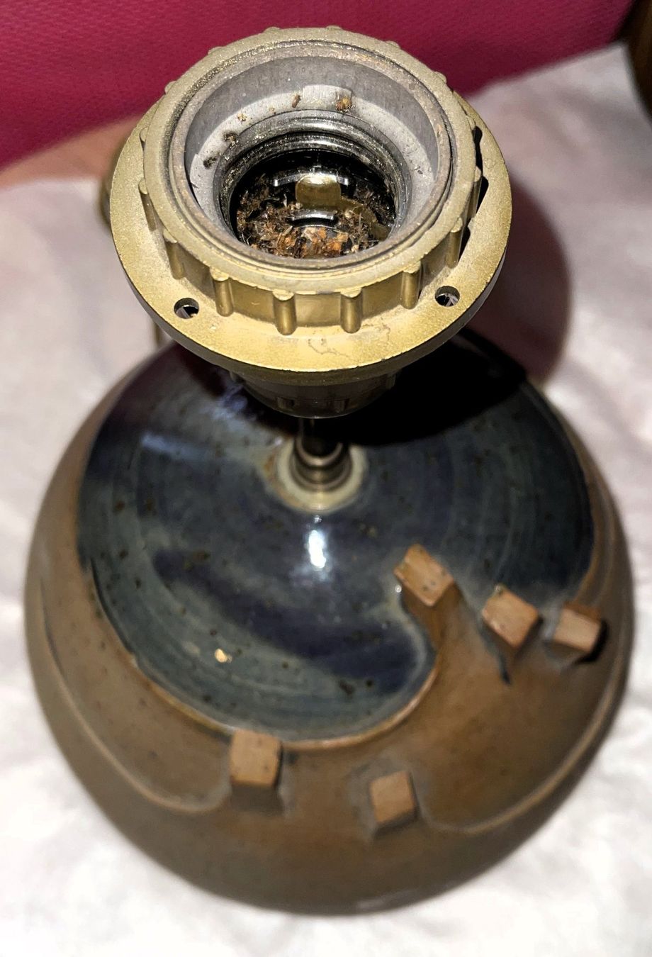 Lampen: Lampenfuss aus Keramik – Neu (gemäss Beschreibung) aus Lutzenberg von Truhe 3
