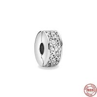 Sicherheits Clip Stopper zu PANDORA Zirkonia S925 Echtsilber
