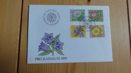 pro juventute, fdc von 1991