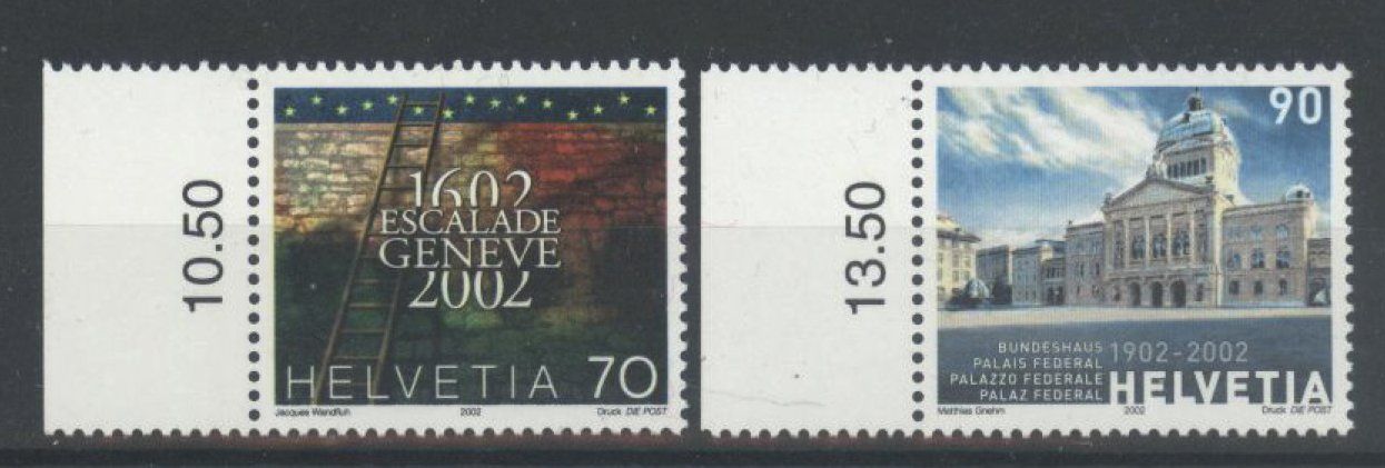 Alle Briefmarken: 2002, Sondermarken ** – Gebraucht aus Willisau von Vollstempel