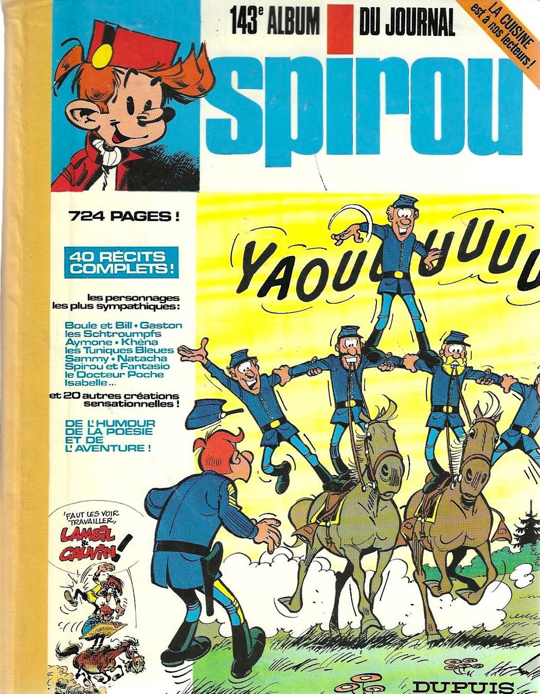 Fumetti: Spirou - Album du Journal 143 – Usato da Cheseaux-Noréaz venduto da effemi