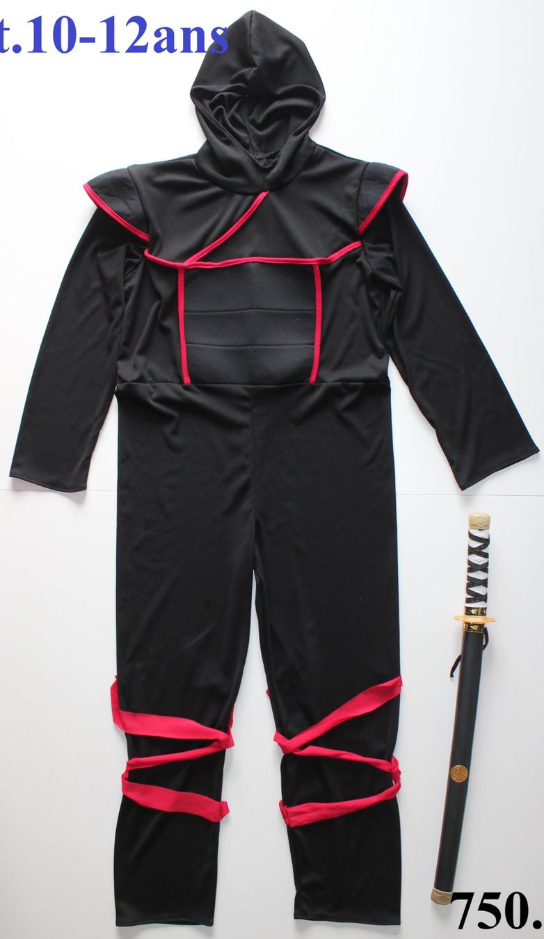 Costumi: Costume Ninja / Ninjas t. 10 - 12 ans – Usato da Peseux venduto da CoolShoping