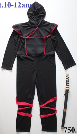 Costume Ninja / Ninjas t. 10 - 12 ans